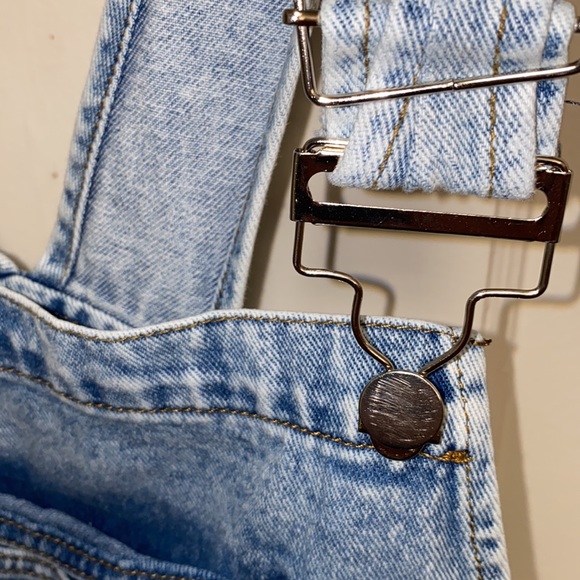 SHEIN Curve 2XL Washout Overalls - Picture 9 of 15